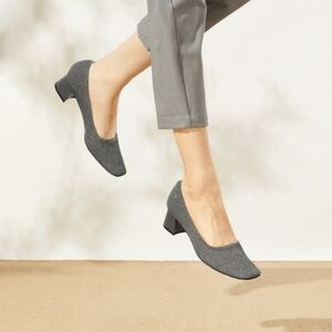 Elegant Gray Women's Heels